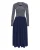 InWear Jurk ‘Dagnama’  donkerblauw / wit