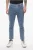 Tapered Fit jeans met details aan de zijkanten 17 cm in blauw