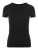 Dames ondershirt korte mouw – T-shirt vrouwen katoen – Slim fit aansluitend – M – Zwart