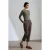 Dames Hoge Taille Capri Broek met Ceintuurlint