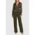 NIKKIE satijnen straight leg broek – groen