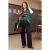 TRENDYOLMİLLA Dames Zwart Effen Wijde pijp Normale taille Jeans
