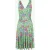 Topvintage Exclusive ~ Grecian Floral jurk in groen en multi