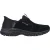 Skechers Sunapee stevige leren laarzen voor dames (Zwart)