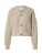 Everly Gebreid vest  beige