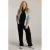 Yest Curve vest zwart grof gebreid