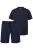 Men Plus Pyjama kort  navy