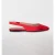 Moschino Lycra Slingback Ballet Flats Red