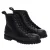Superga Dames/Dames 2644 Alpina Box Leren Enkellaarsjes (Zwart)