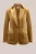 WE Fashion – Dames regular fit velvet blazer – Regular fit – Okergeel –