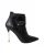 Nicholas Kirkwood Hexagon Enkelboots in Zwart Leer