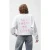 Catwalk Junkie Graphic Sweater Light Grey Melange