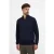 Merso Merino Zip Up 100% Merino Navy Blue