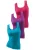 H.I.S Top  turquoise / aubergine / fuchsia