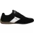 Slazenger Heren Coast Diagonaal Gestreepte Leren Vlakke Schoenen (Zwart/Wit)