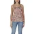 Geprinte Peplum Cami Top Mouwloos Vierkant Dektop