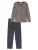 SCHIESSER Pyjama  crème / pruim