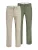 JACK & JONES Chino ‘JPSTOLLIE DYLAN’  lichtgrijs / olijfgroen