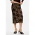 Desigual midi rok met print – bruin