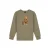 Baron Filou Honeygang sweater met print – kaki