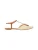 Mangara Atelier Ballerina ‘Sandales Mangara Acerola en raphia avec bride en cuir’  bruin