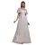 Gevonden kanten geborduurd jurk dames Goddiva Maxi