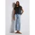 Street One Dames Blouse shirt met mesh detail in Blauw