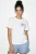 Geborduurd T-shirt met ronde hals