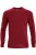 MAERZ Superwash Classic Fit Trui ronde hals wijnrood, Effen