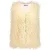 Geisha Gilet Hairy Fake Fur Off-white