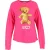 Gucci trui met geborduurde teddybeer in roze katoen