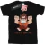 Disney Heren Wreck It Ralph Happy Face T-Shirt (Zwart)