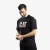 CAT HANDTEKENING LOGO Heren Katoenen T-Shirt Zwart