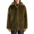 Scotch & Soda A-line Faux Fur Coat Olive