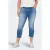 ONLY CARMAKOMA – CARWILLY REG WAIST DNM CAPRI NOOS – Dames – Jeans