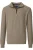 Redmond Half-Zip Sweater beige, Effen