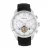 Heritor automatisch Arthur semi-skelet lederen band horloge met dag/datum