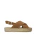 Manfield suède sandalen cognac