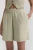 Q/S by s.Oliver linnen regular waist casual short lichtgroen