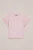 WE Fashion – Meisjes T-shirt met ruches – Regular fit – Lichtroze – Katoen –