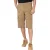 Heren cargo multi-pocket sneldrogende shorts in kaki