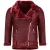 Dames Jas – Imitatie Lammy Coat Dames – Gewatteerde Jas Dames – G35 – Bordeaux