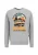 Oldskull Sweatshirt ‘Wrldvibe Adventure Van’  geel / grijs / groen / zwart