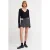 Hoge Taille Plissé Mini Rok Met Riem
