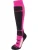 normani Kniekousen  neonroze / zwart / wit