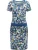 Ragwear Zomerjurk ‘Baomi Tropic Youmodo’  saffier / oranje / zwart / wit