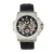 Reign Commodus automatisch skelet horloge met leren band