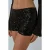 Geverfde Pailletten Shorts