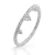 Orphelia ‘Crown’ Damesring van 925 Sterling Zilver – Zilver ZR-7529