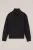 WE Fashion – Jongens gebreide trui met quarter-zip – Regular fit – Zwart – Katoen –